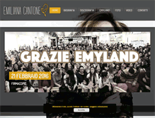 Tablet Screenshot of emilianacantone.com